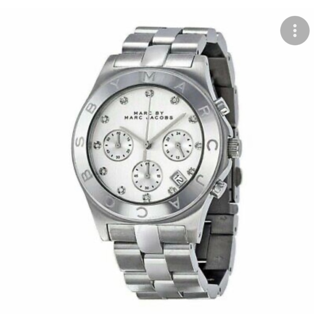 Marc by Marc Jacobs MBM3100 Silver Stainless Steel Chronograph Watch
